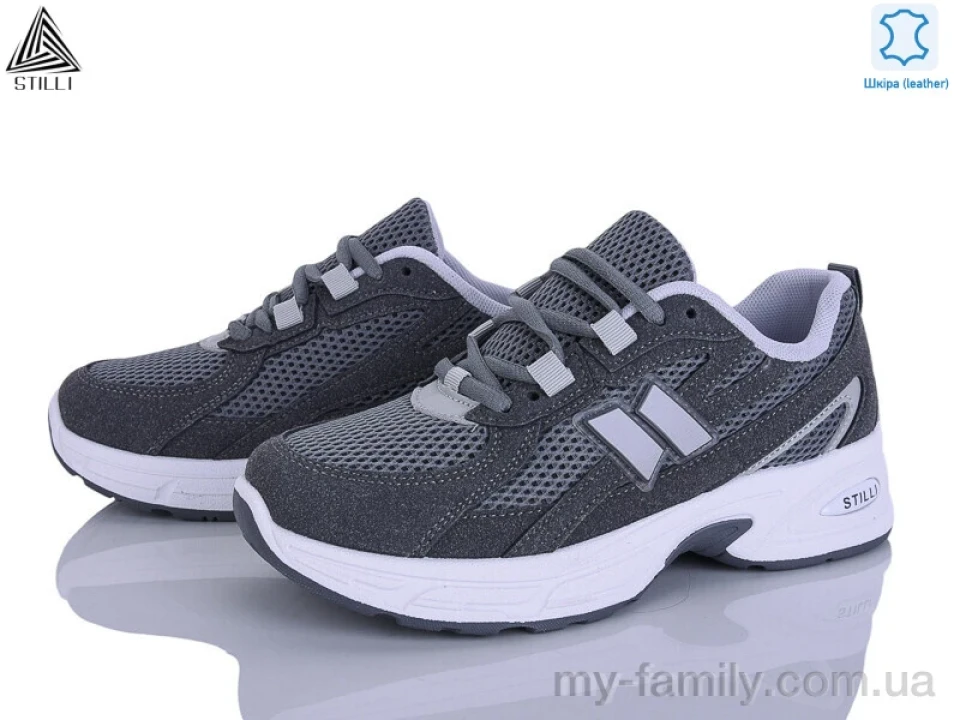 Кросівки натуральна замша-текстиль сірий жінки -, Жіночі кросівки оптом