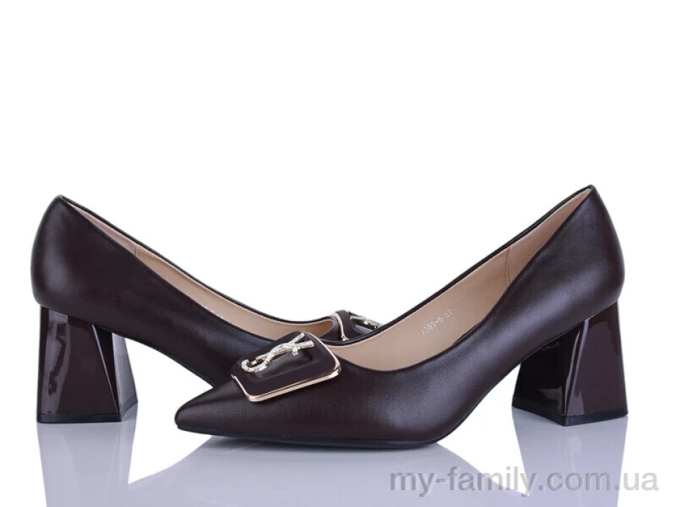 Туфлі штучна шкіра коричневий жінки -, Туфлі жіночі оптом