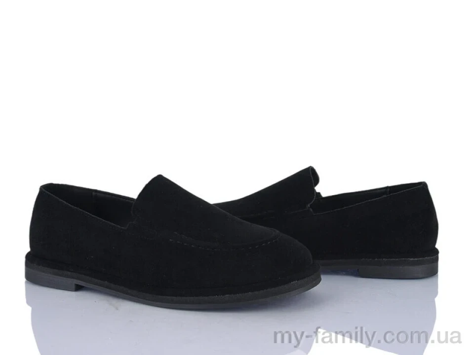 Туфлі штучна замша чорний жінки -, Туфлі жіночі оптом