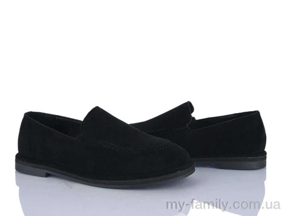 Туфлі штучна замша чорний жінки -, Туфлі жіночі оптом