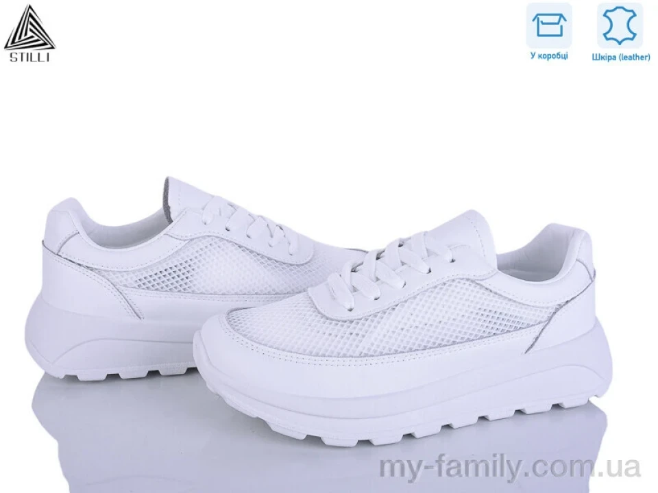 Кросівки натуральна шкіра-текстиль білий жінки -, Жіночі кросівки оптом