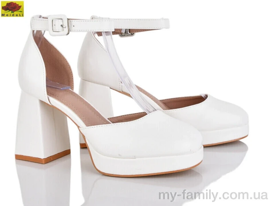 Туфлі штучна шкіра білий жінки -, Туфлі жіночі оптом