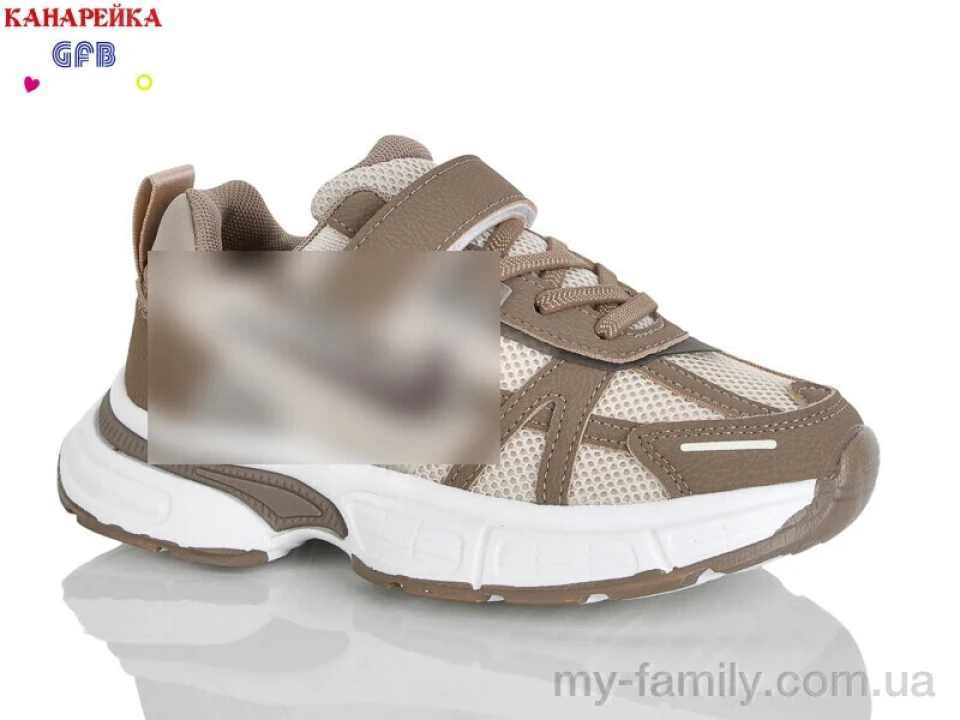 Кросівки штучна шкіра-текстиль коричневий діти унісекс, Дитячі кросівки оптом