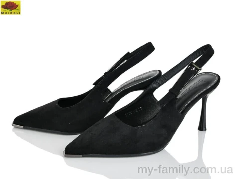 Туфли искусственная замша черный женщины -, Туфли женские оптом