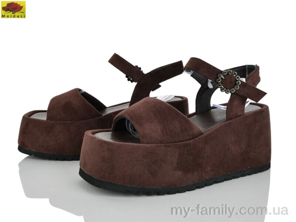 Босоніжки штучна замша коричневий жінки -, Жіночі босоніжки оптом