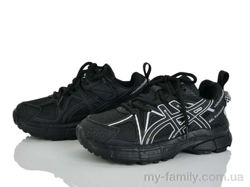 Кросівки штучний нубук-текстиль чорний діти унісекс, Дитячі кросівки оптом