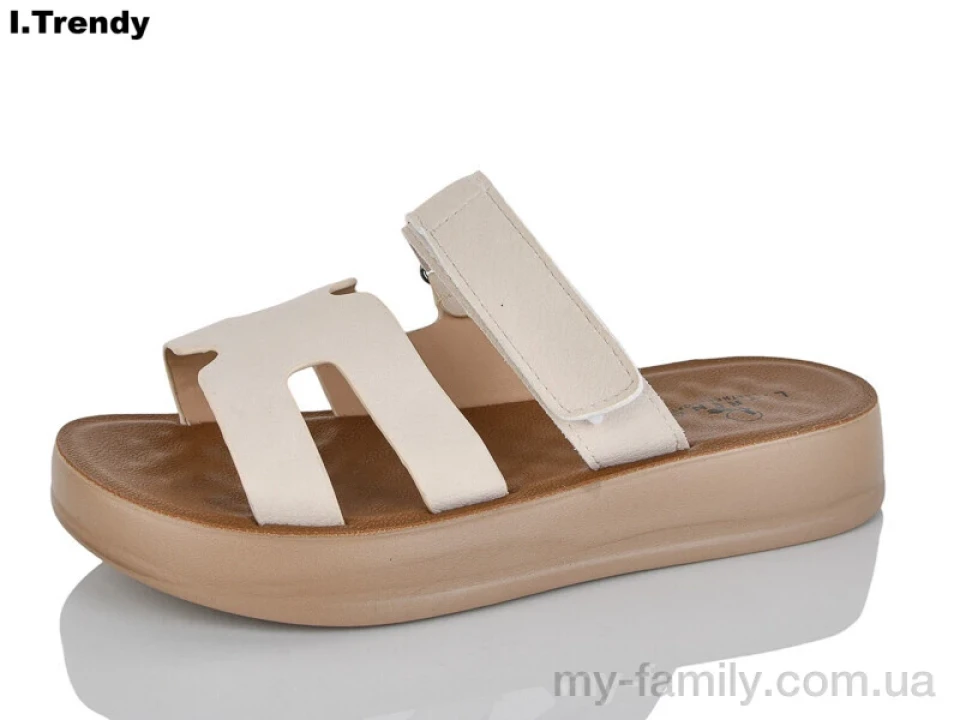 Шльопанці штучний нубук бежевий жінки -, Жіночі шльопанці оптом