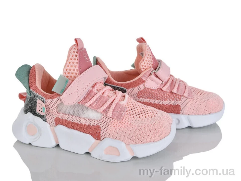 Кросівки текстиль рожевий діти дівчинка, Дитячі кросівки оптом