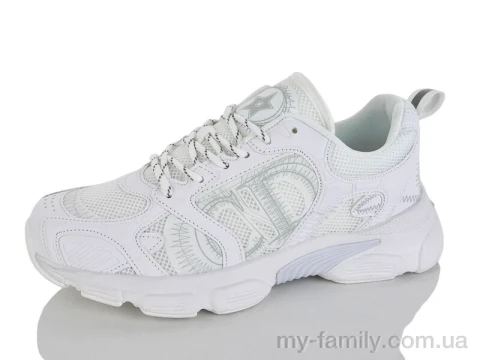 Кросівки штучна шкіра-текстиль білий жінки -, Жіночі кросівки оптом