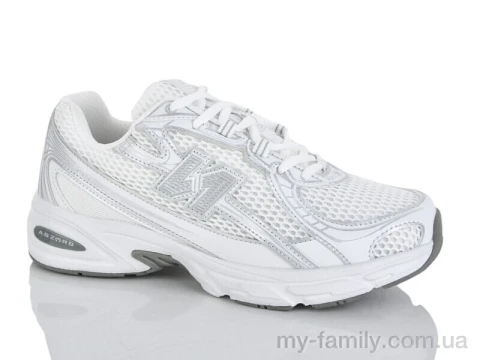 Кроссовки искусственная кожа-текстиль белый женщины -, Женские кроссовки оптом