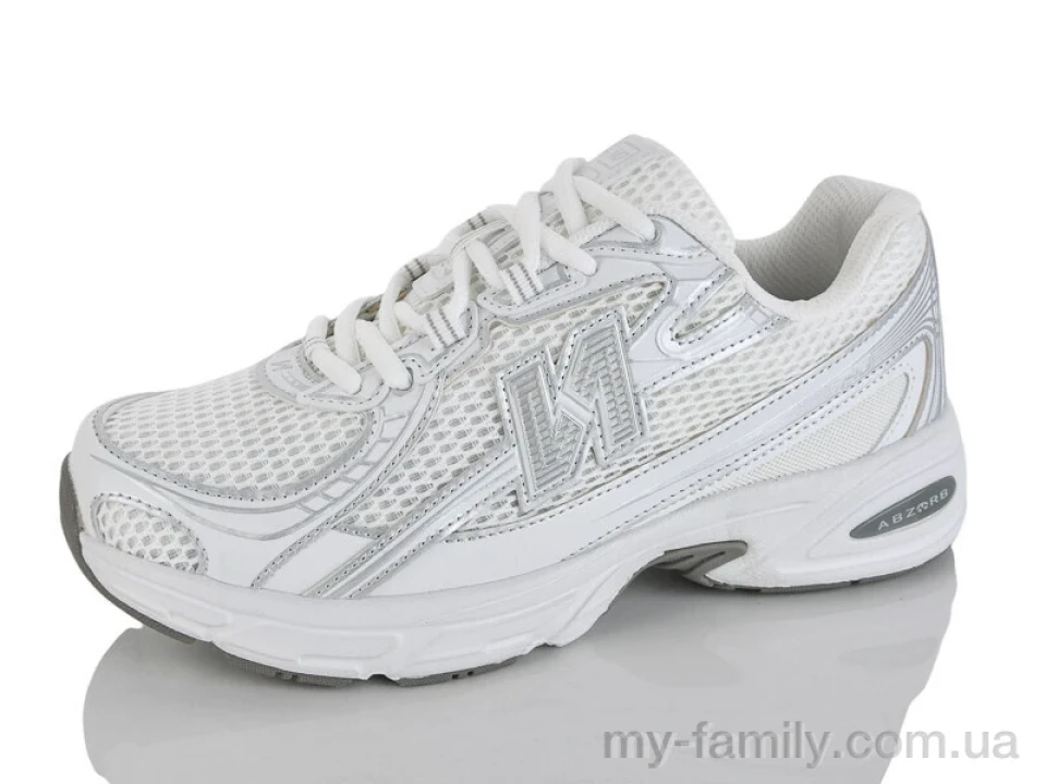 Кросівки штучна шкіра-текстиль білий жінки -, Жіночі кросівки оптом