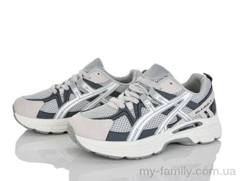 Кросівки штучна шкіра-текстиль сірий діти унісекс, Дитячі кросівки оптом