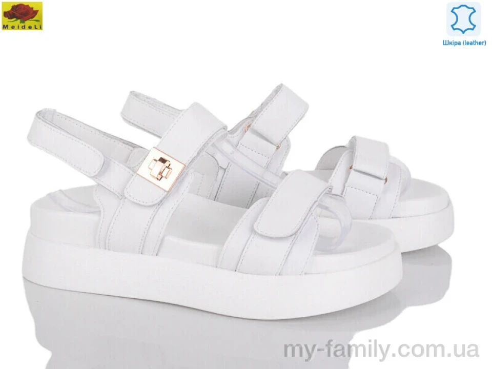 Босоніжки натуральна шкіра білий жінки -, Жіночі босоніжки оптом