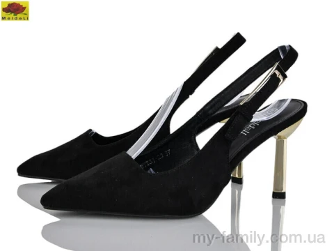 Туфлі штучна замша чорний жінки -, Туфлі жіночі оптом