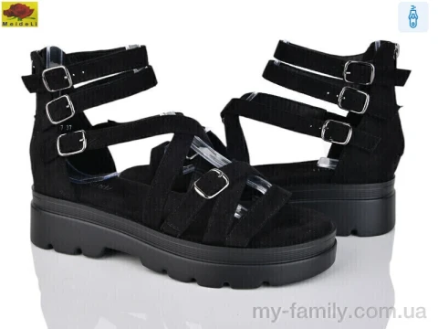 Босоніжки штучна замша чорний жінки -, Жіночі босоніжки оптом