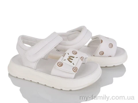 Босоніжки штучна шкіра білий діти дівчинка, Взуття оптом діти