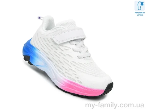 Кроссовки текстиль-пена белый дети девочка, Детски кроссовки оптом