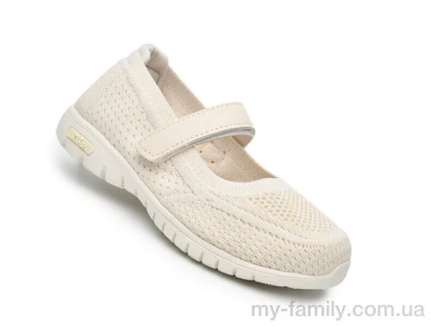 Туфлі текстиль бежевий діти дівчинка, Дитячі туфлі оптом