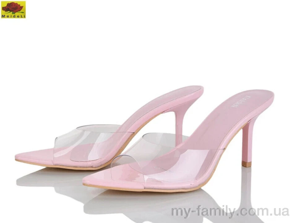 Шльопанці штучний матеріал рожевий жінки -, Жіночі шльопанці оптом