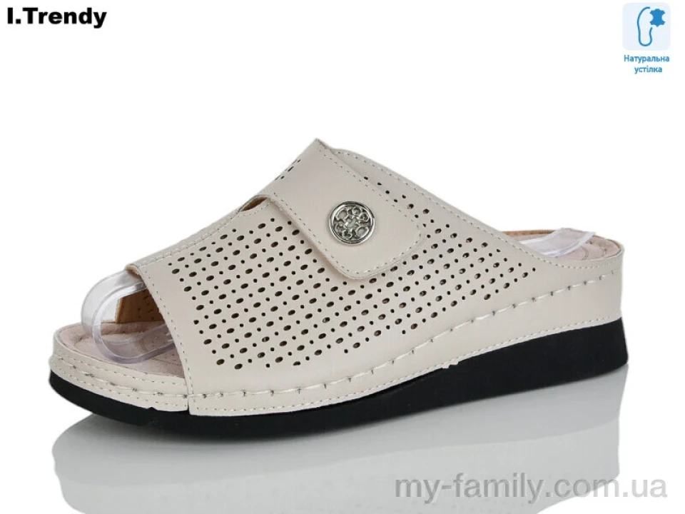 Шльопанці штучна шкіра бежевий жінки -, Жіночі шльопанці оптом