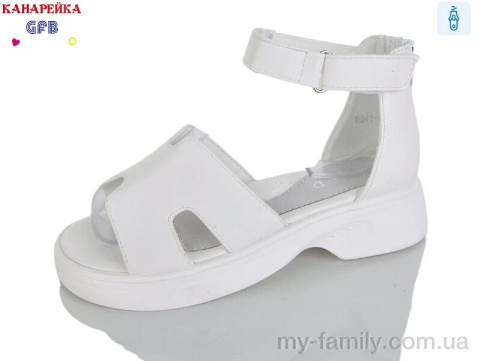 Босоніжки штучна шкіра білий діти дівчинка, Взуття оптом діти