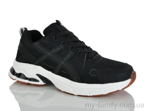 Кросівки штучна шкіра-текстиль чорний унісекс -, Унісекс кросівки оптом