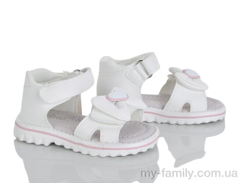 Босоніжки штучна шкіра білий діти дівчинка, Взуття оптом діти