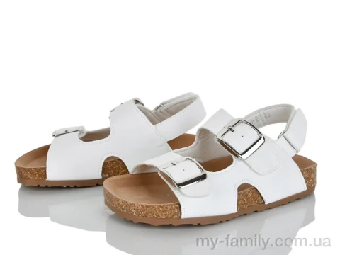 Босоніжки штучна шкіра білий діти дівчинка, Взуття оптом діти
