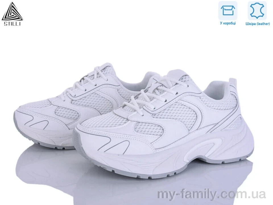 Кросівки натуральна шкіра-текстиль білий жінки -, Жіночі кросівки оптом
