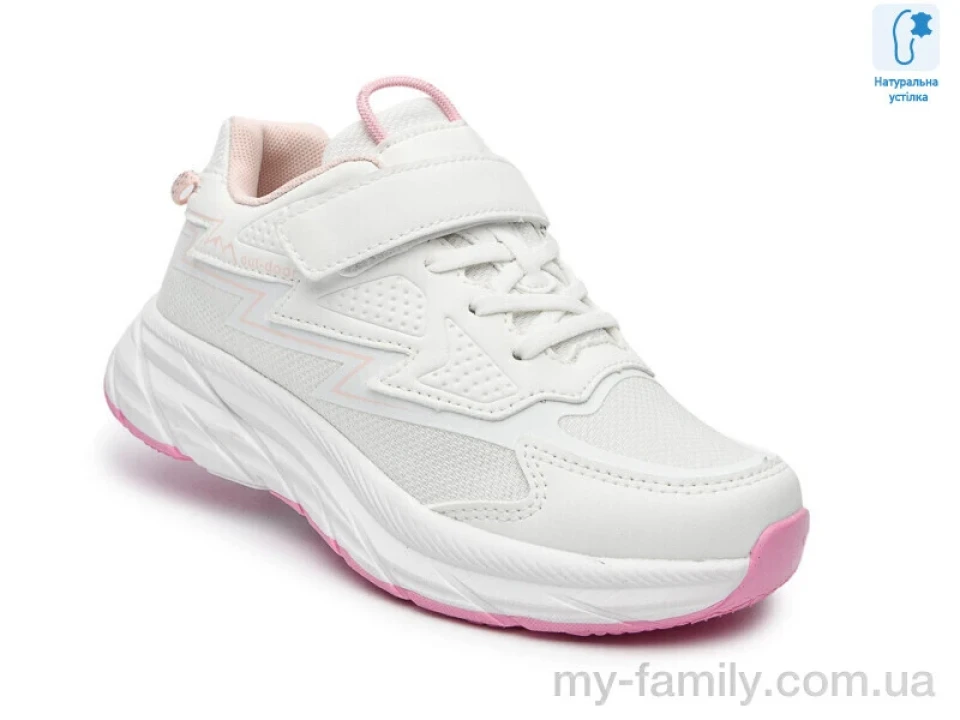 Кросівки штучна шкіра-текстиль білий діти дівчинка, Дитячі кросівки оптом