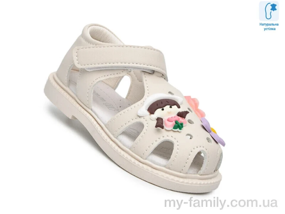 Босоніжки штучна шкіра бежевий діти дівчинка, Взуття оптом діти