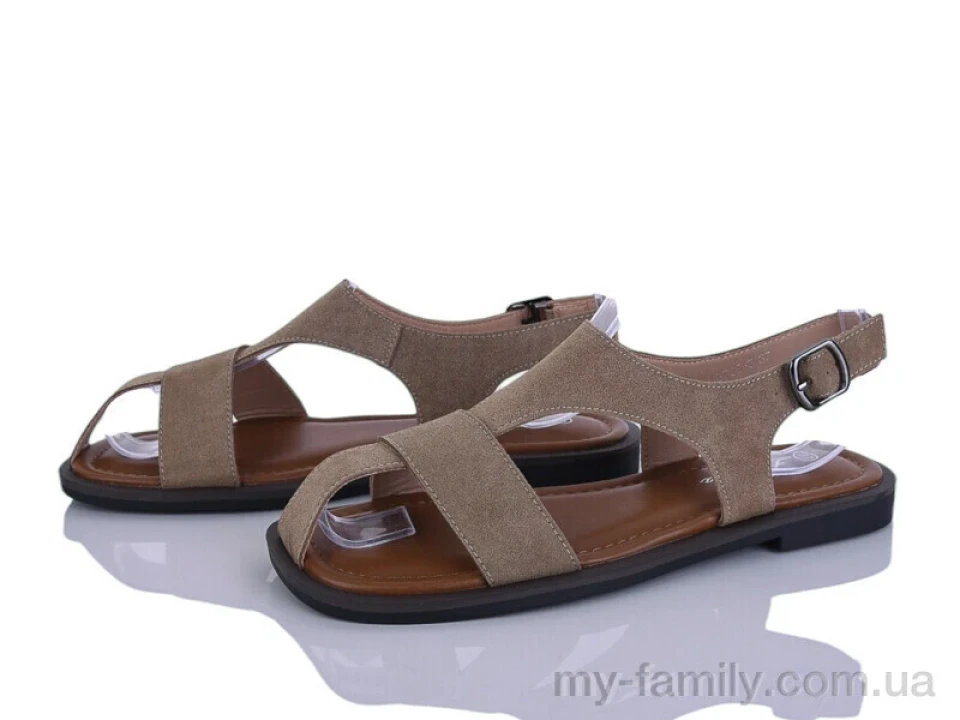 Босоніжки штучна замша хакі жінки -, Жіночі босоніжки оптом