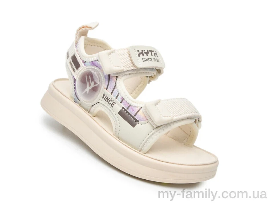 Босоніжки штучна шкіра-текстиль бежевий діти дівчинка, Взуття оптом діти