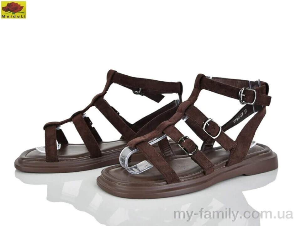 Босоніжки штучна замша коричневий жінки -, Жіночі босоніжки оптом