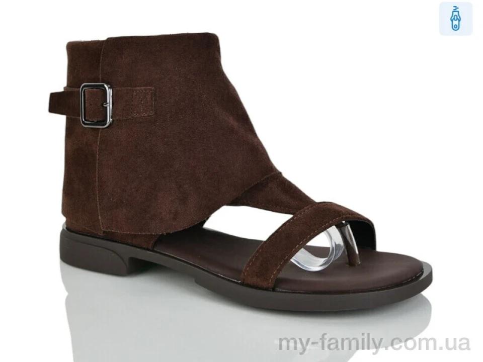 Босоніжки штучна замша коричневий жінки -, Жіночі босоніжки оптом