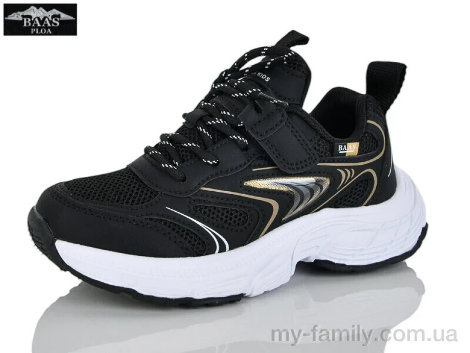 Кросівки штучна шкіра-текстиль чорний діти унісекс, Дитячі кросівки оптом