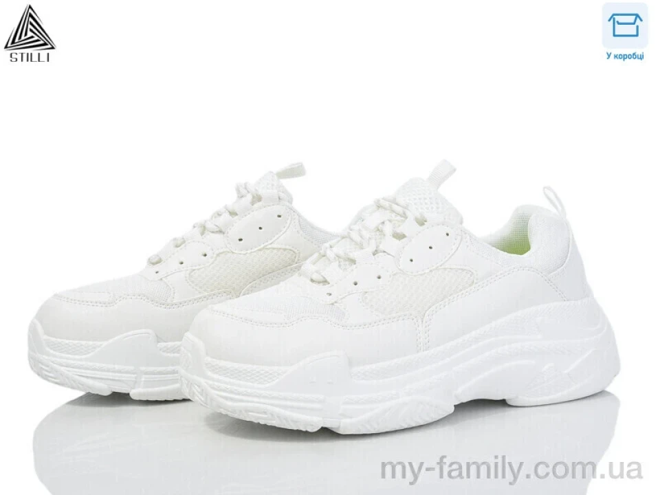 Кросівки штучна шкіра-текстиль білий жінки -, Жіночі кросівки оптом