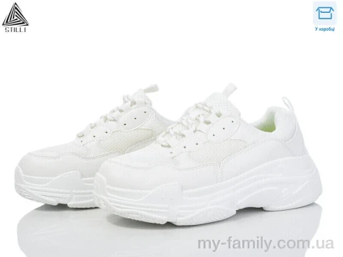 Кросівки штучна шкіра-текстиль білий жінки -, Жіночі кросівки оптом