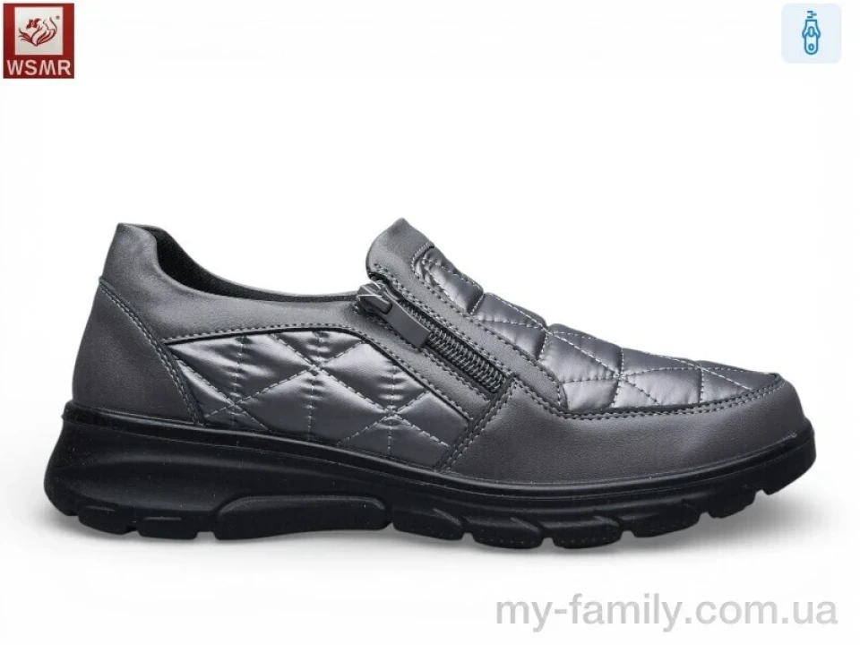 Туфлі штучна шкіра-плащівка графіт жінки -, Туфлі жіночі оптом