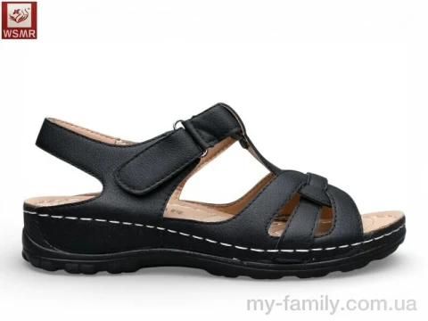 Босоніжки штучна шкіра чорний жінки -, Жіночі босоніжки оптом