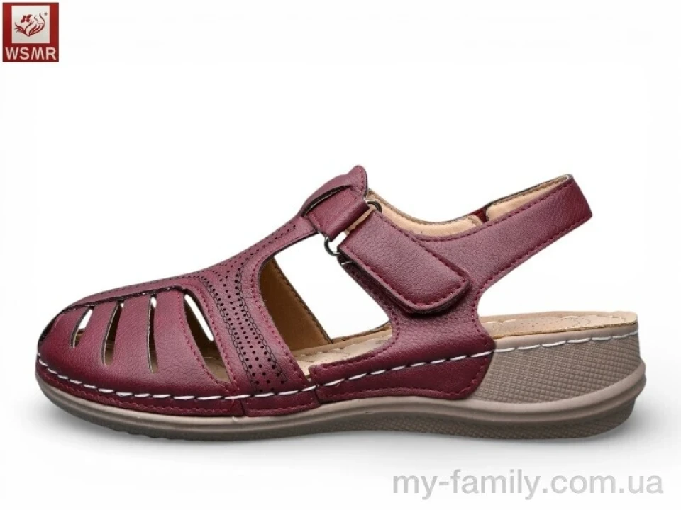 Босоніжки штучна шкіра бордовий жінки -, Жіночі босоніжки оптом