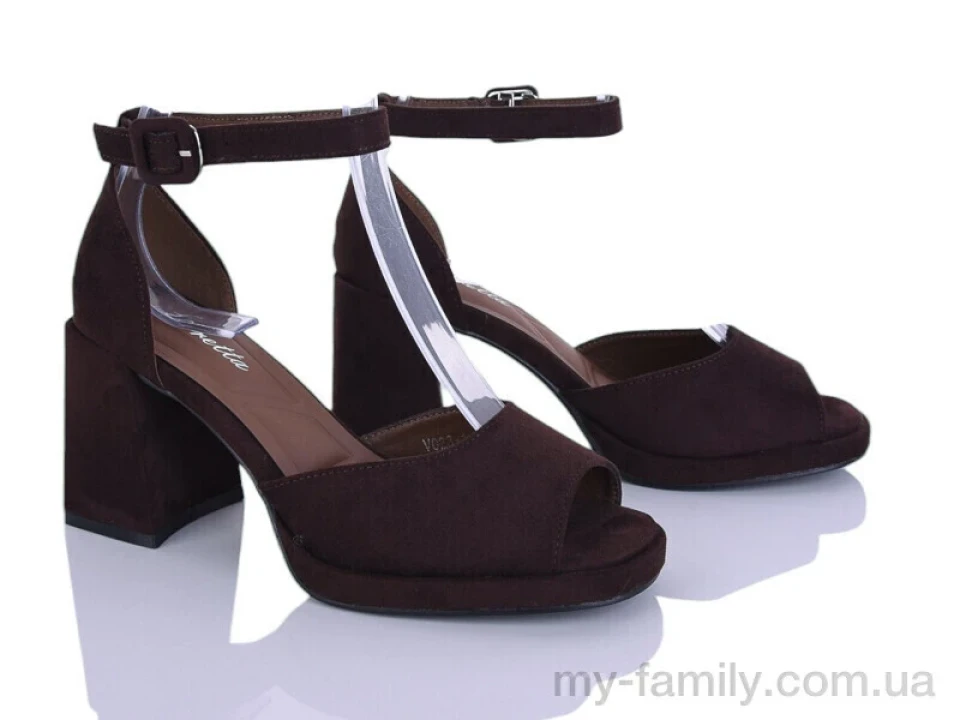 Босоніжки штучна замша коричневий жінки -, Жіночі босоніжки оптом