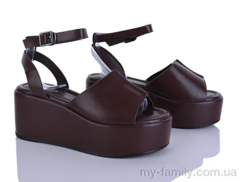 Босоніжки штучна шкіра коричневий жінки -, Жіночі босоніжки оптом