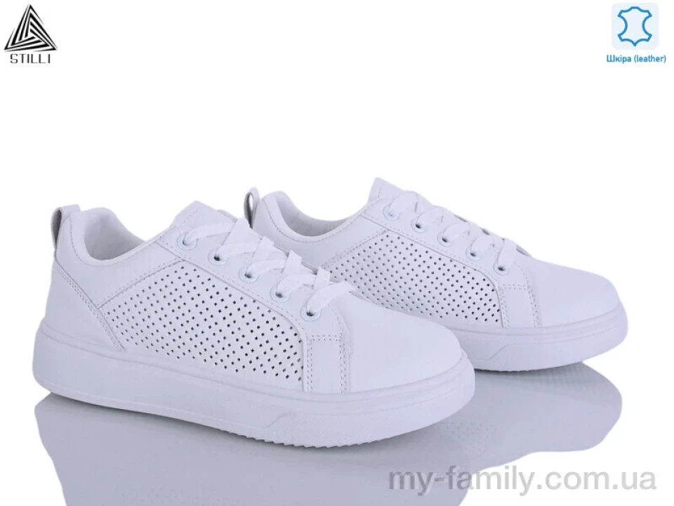 Кросівки натуральна шкіра білий жінки -, Жіночі кросівки оптом