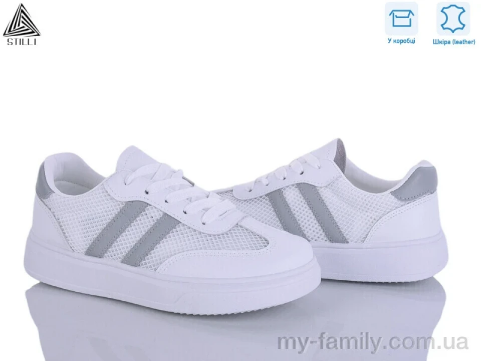 Кросівки натуральна шкіра-текстиль білий жінки -, Жіночі кросівки оптом