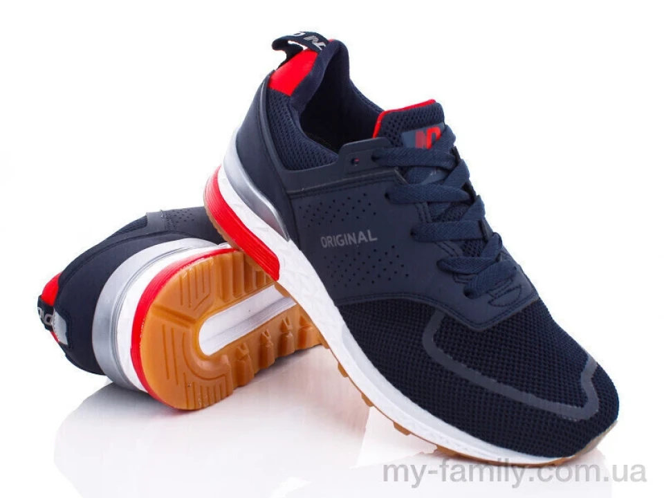 Кросівки штучний нубук-текстиль синій чоловіки -, Чоловічі кросівки оптом