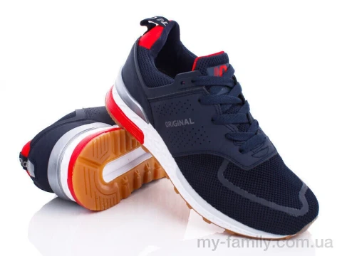 Кросівки штучний нубук-текстиль синій чоловіки -, Чоловічі кросівки оптом