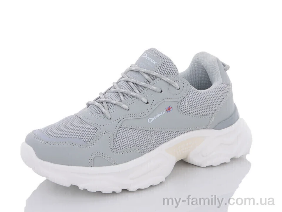 Кросівки штучна шкіра-текстиль сірий жінки -, Жіночі кросівки оптом