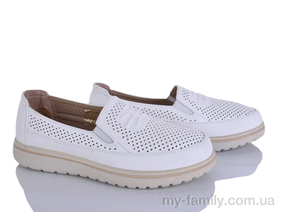 Туфлі штучна шкіра білий жінки -, Туфлі жіночі оптом