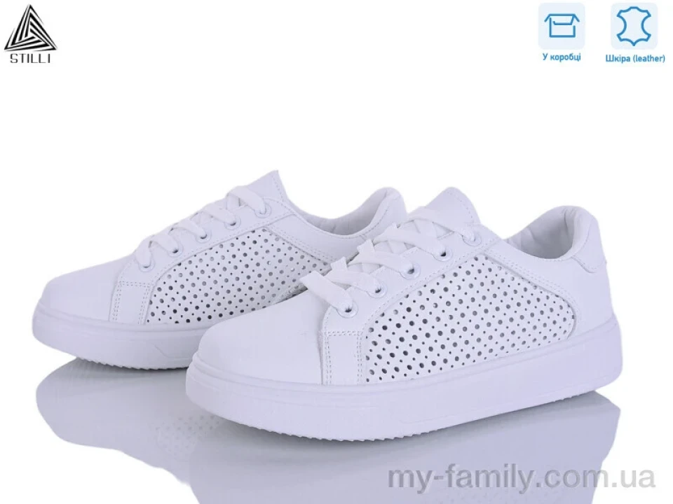 Кросівки натуральна шкіра білий жінки -, Жіночі кросівки оптом